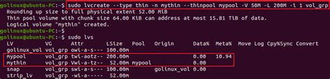 lv create 5gb|lvcreate Command Examples in Linux – The Geek Diary.